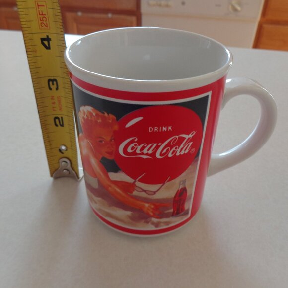 1987 VTG Coca Cola "Through the Years" 1950 Advertising Mug Cup - Picture 5 of 7
